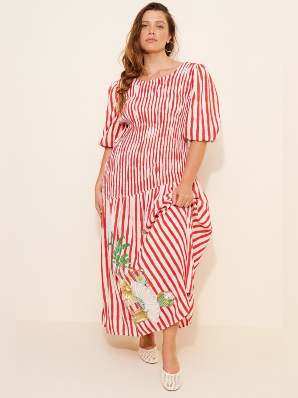 Never Fully Dressed Stripe Nara Maxi Dress